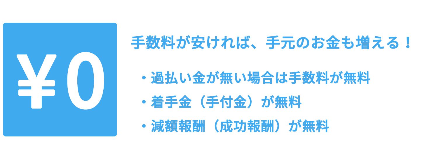 プロフェクト法律事務所は手数料・着手金・減額報酬が無料